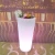 Import modern decorative illuminated led lighted plastic flower pots battery powered colors changing tall flower pots planters garden from China