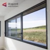 Modern design customized sliding windows door system Double glass hurricane impact aluminium sliding window