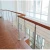 Import Modern design steel railing balcony railing stainless steel cable railing with wood top handrail from China