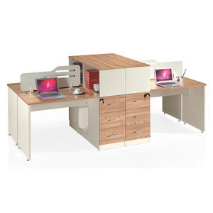 modern modular office furniture / wood office cabin partition