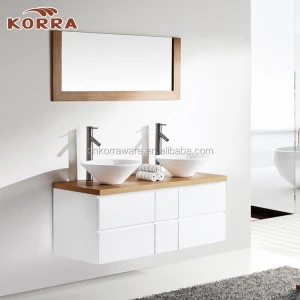 Modern Style bathroom furniture 1200x540x515 bathroom vanity cabinet with 5mm thick Mirror , 18mm MDF frame