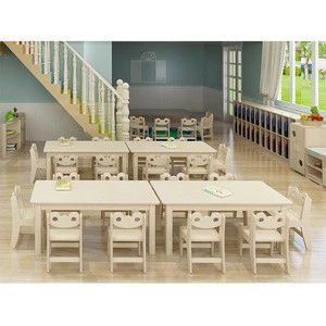 Moetry Customized Design Wooden Kids Classroom Furniture Tables And Chairs Factory Direct
