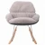 Import Morden Removable Fabric Cushion Living Room Rocking chair For Home Furniture from China