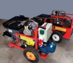 Mortar spray machine