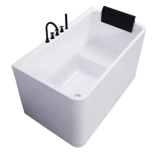 Multi-Color Multi-Size Selection for Seated Type Deepening Freestanding Acrylic Bathtub