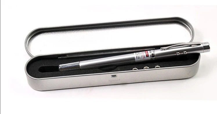 Multi-function 5 in 1 Retractable Laser Pointer Pen