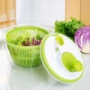 Multifunction Large 5l Manual Plastic Vegetables Dryer Drain Quick Salad Spinner