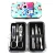 Import Multifunction portable luxurious case manicure and pedicure set of 10pcs kit nail tools from China