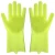 Import Multipurpose non stick magic silicone cleaning brush gloves with scrubber for washing kitchenware fruit vegetable pet hair from China