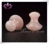 Mushroom shape rose quartz massage stone Therapy body Massage tool