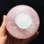 Import Natural Crystal Rose Quartz Candlestick Round Pink Stone Bowl Carved Heart Home Decoration Healing Chakra Feng Shui Art Ornament from China