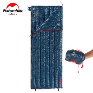NatureHike Ultralight Envelope 95% 570g Goose Down Sleeping Bags Camping Splicing 1 person or Double People