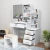 Import Net red dresser bedroom makeup table mini dressing mirror makeup table economical storage cabinet integrated modern simplicity from China
