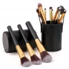 New 12pcs cylinder makeup brush set full color makeup tools manufacturers direct professional Makeup Brush