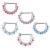Import New Arrival Beautiful Charming Crystal Indian Nose Ring Diamond Septum Clicker Body Piercing Jewelry from China