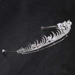 New arrival CZ Zirconia Tiara And Crown Wedding Jewelry For Bridal