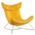 Import New arrival modern simple Stainless steel leg rest leather lounge chair from China