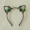 New Arrival Women&#39;s Hair Accessories Girl Artificial Flower Cat Ear Christmas Headband