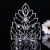 Import new coming tall wedding silver flower pageant crown Tiara from China