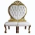 Import new design home furniture banquet party restaurant luxury  royal  leather crystal  king throne wedding chair from Pakistan