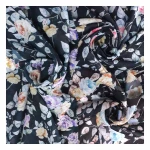 New fashion 100% polyester tulle fabric polyester plain weave chiffon fabric for dresses