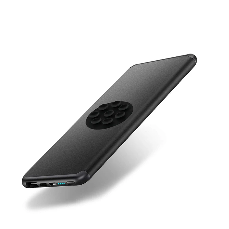 New Mini 8000mAh Power Bank Trending Products Promotional Gift Ultra Slim Portable Wireless Qi Powerbank