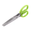 new Multi-functional Stainless Steel Kitchen Knives 5 Layers Scissors Sushi Shredded Scallion Cut Herb Spices Scissors