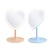 Import NEW ORIGINAL Fashionable Factory Direct Supply Heart-Shaped Detachable Good Quality Hand held Table LED Makeup Mirror from China