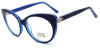 New product cat eye glasses frames metal part acetate spectacles