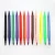 Import New products 12 colors dual tip needle tube fiber nib calligraphy brush watercolor brush marker pens for kids drawing from China