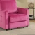 Import New Style Folding Sofa Bed Pink flannelette with armrest single from China