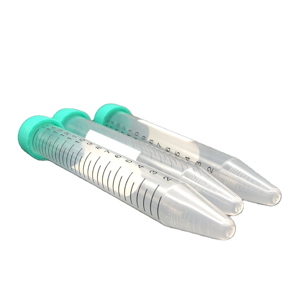 New Type Top Sale Rack Packing Conical Bottom 15ml Centrifuge Tubes