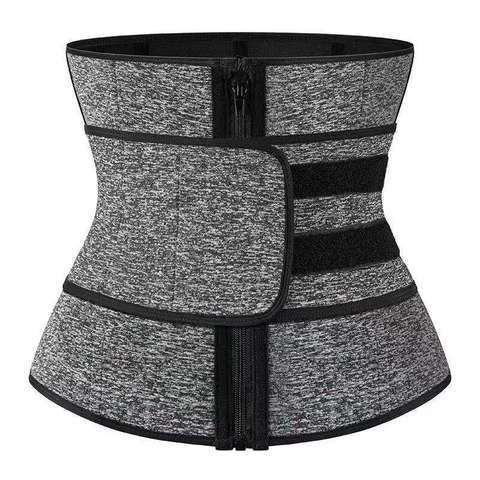 New Wholesale Double Belt Slimming Waist Wrap Belly Compression Custom Waist Trainer Belt Private Label Plus Size Waist Trainer