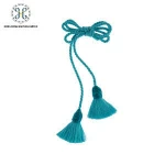 Newest style twisted cord with beads tassel   for Garment