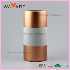 Nice Design Three Colors Ceramic Cylinder Vase For Home Decor