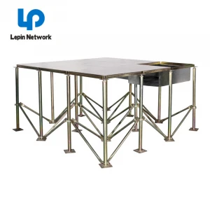 ningbo lepin customize size office room hpl steel raised floor fs1000 fs800 anti-static all steel aerial raised floor pedestal