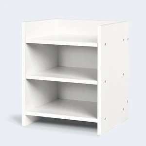 No Drawer Bedside Table, Wooden Side Table / Nightstand, White cheap price good quality