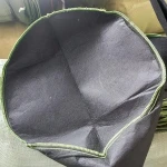 Non Woven Fabric Cylinder Felt Garden Handing Planting Black Seedling Grow Bags 5 Gallon 7Gallon with Handles