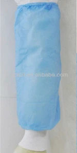 Nonwoven foodcare oversleeve with knitted cuff Disposable sleeve cover