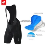 NUCKILY Summer Bicycle Bib Shorts Men Gel Pad Road Bike Shorts Cycling Wear