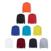 OEM blank quality cotton embroidered oversized custom print logo polyester Cordless crewneck fleece mens hoodies sweatshirts