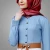 Import OEM Service Supply Type And Adults Age Group Women Muslim Fashion Lace &amp;Denim Muslim Dress from China