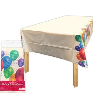 Oilproof Chinese Wholesale Children Birthday Party Table Cover Customized Printing Cheap Table Cloth