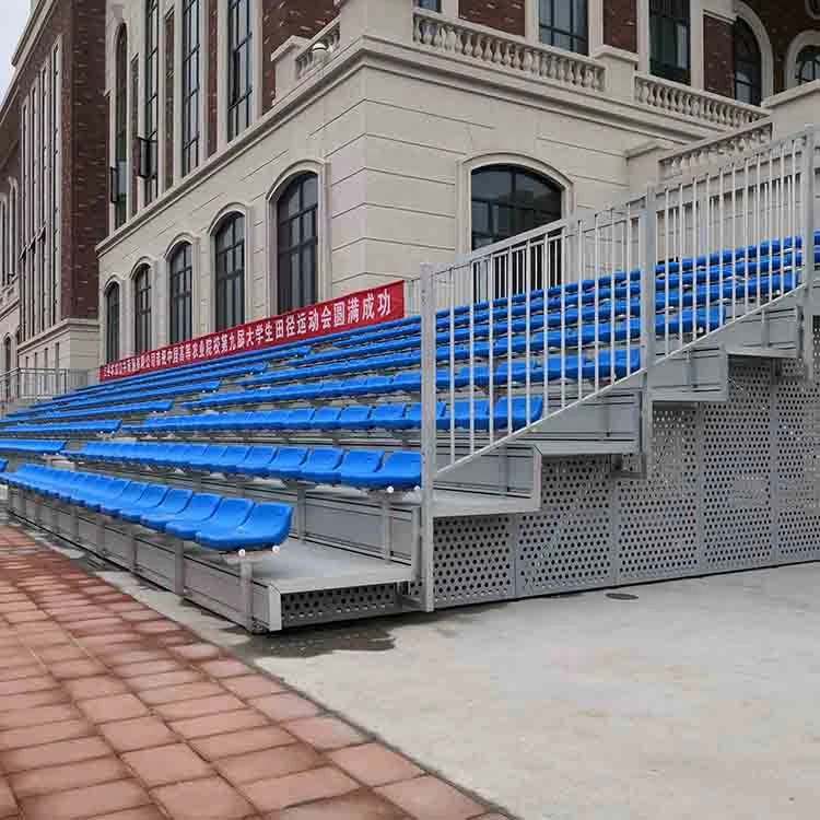 Outdoor event gym bleachers stadium grandstand seats swimming pool aluminum bleachers with plastic seat