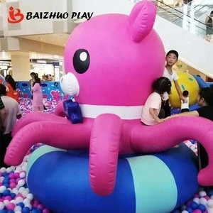 Outdoor Floating PVC Inflatable Octopus For Kids And Adults