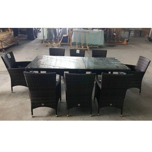 outdoor furniture rattan 3 piece garden chairs and table set