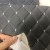 Import package by rolls different design diamond stitch fabric and leather from China