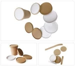 Paper Coffee Cups Lids Covers Making Machine