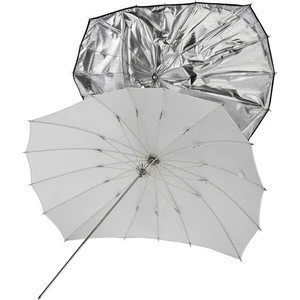 parasail parabolic umbrella white with removable black/silver  new product of photo studio accessories