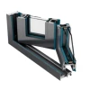 Patio Strong Corrosion Resistance Aluminum Profile Glass Powder Coated Slide Accordion Bi Folding Sliding Interior Doors